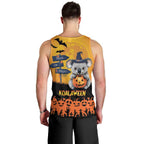 Happy Koalaween Men Tank Top Koala Ghost Trick or Treat