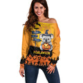 Happy Koalaween Off Shoulder Sweater Koala Ghost Trick or Treat