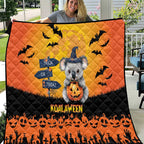 Happy Koalaween Quilt Koala Ghost Trick or Treat
