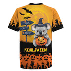 Happy Koalaween Rugby Jersey Koala Ghost Trick or Treat