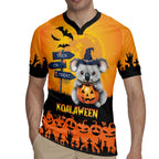 Happy Koalaween Rugby Jersey Koala Ghost Trick or Treat