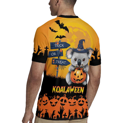 Happy Koalaween Rugby Jersey Koala Ghost Trick or Treat
