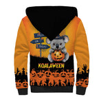 Happy Koalaween Sherpa Hoodie Koala Ghost Trick or Treat