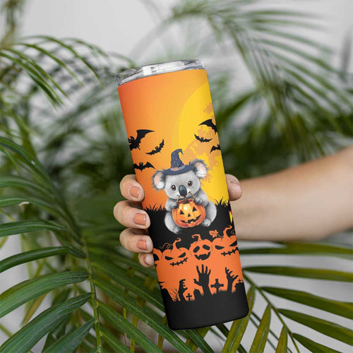 Happy Koalaween Skinny Tumbler Koala Ghost Trick or Treat