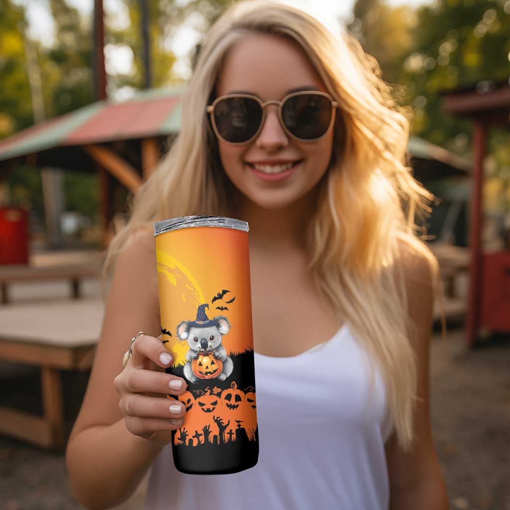 Happy Koalaween Skinny Tumbler Koala Ghost Trick or Treat