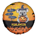 Happy Koalaween Spare Tire Cover Koala Ghost Trick or Treat