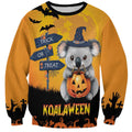 Happy Koalaween Sweatshirt Koala Ghost Trick or Treat
