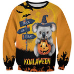 Happy Koalaween Sweatshirt Koala Ghost Trick or Treat