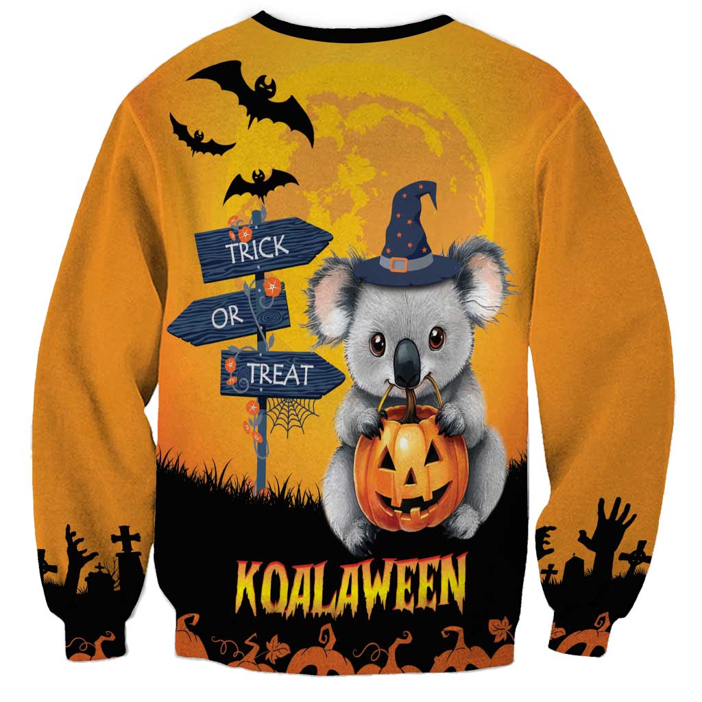 Happy Koalaween Sweatshirt Koala Ghost Trick or Treat
