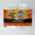 Happy Koalaween Tablecloth Koala Ghost Trick or Treat