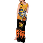 Happy Koalaween Tank Maxi Dress Koala Ghost Trick or Treat