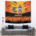 Happy Koalaween Tapestry Koala Ghost Trick or Treat