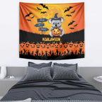 Happy Koalaween Tapestry Koala Ghost Trick or Treat