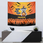 Happy Koalaween Tapestry Koala Ghost Trick or Treat