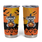 Happy Koalaween Tumbler Cup Koala Ghost Trick or Treat