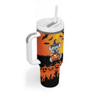 Happy Koalaween Tumbler With Handle Koala Ghost Trick or Treat