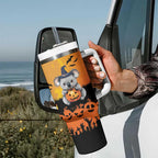 Happy Koalaween Tumbler With Handle Koala Ghost Trick or Treat