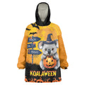 Happy Koalaween Wearable Blanket Hoodie Koala Ghost Trick or Treat