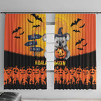 Happy Koalaween Window Curtain Koala Ghost Trick or Treat