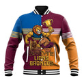 Brisbane Pride Lions and Broncos Baseball Jacket - Aussie Hoodie