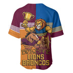 Brisbane Pride Lions and Broncos Baseball Jersey - Aussie Hoodie