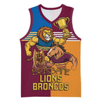 Brisbane Pride Lions and Broncos Basketball Jersey - Aussie Hoodie