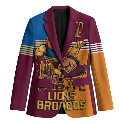 Brisbane Pride Lions and Broncos Blazer - Aussie Hoodie