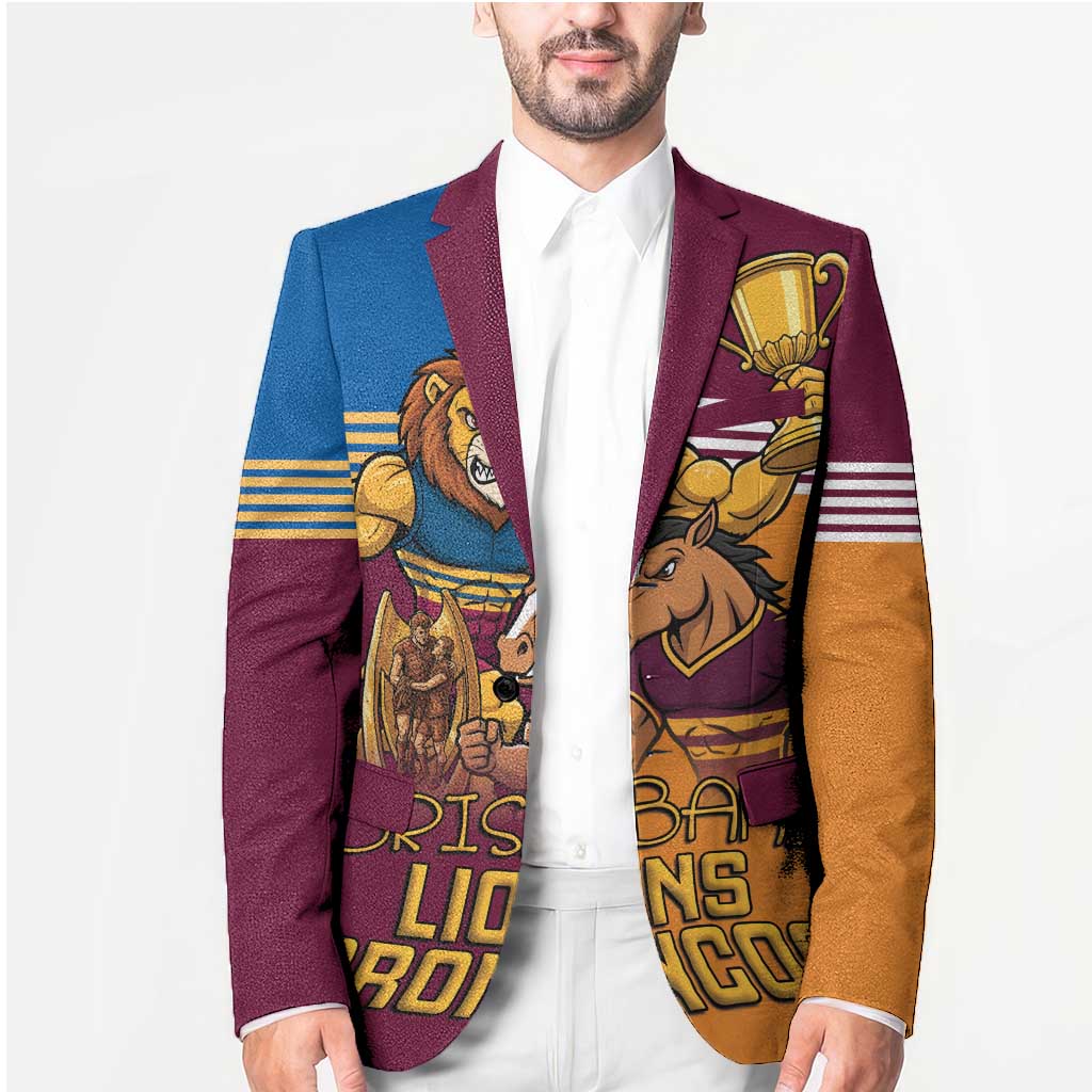 Brisbane Pride Lions and Broncos Blazer - Aussie Hoodie