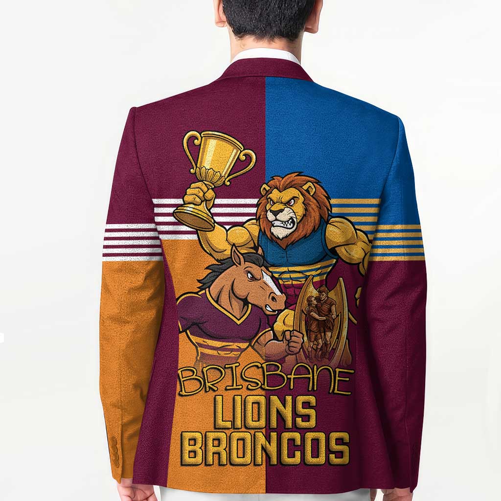 Brisbane Pride Lions and Broncos Blazer - Aussie Hoodie
