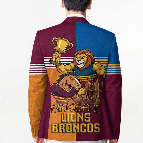 Brisbane Pride Lions and Broncos Blazer - Aussie Hoodie