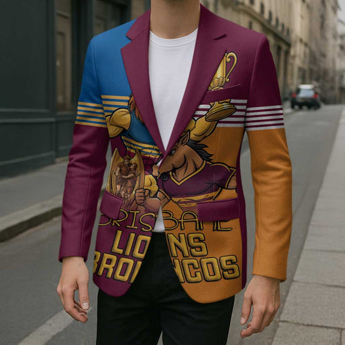 Brisbane Pride Lions and Broncos Blazer - Aussie Hoodie