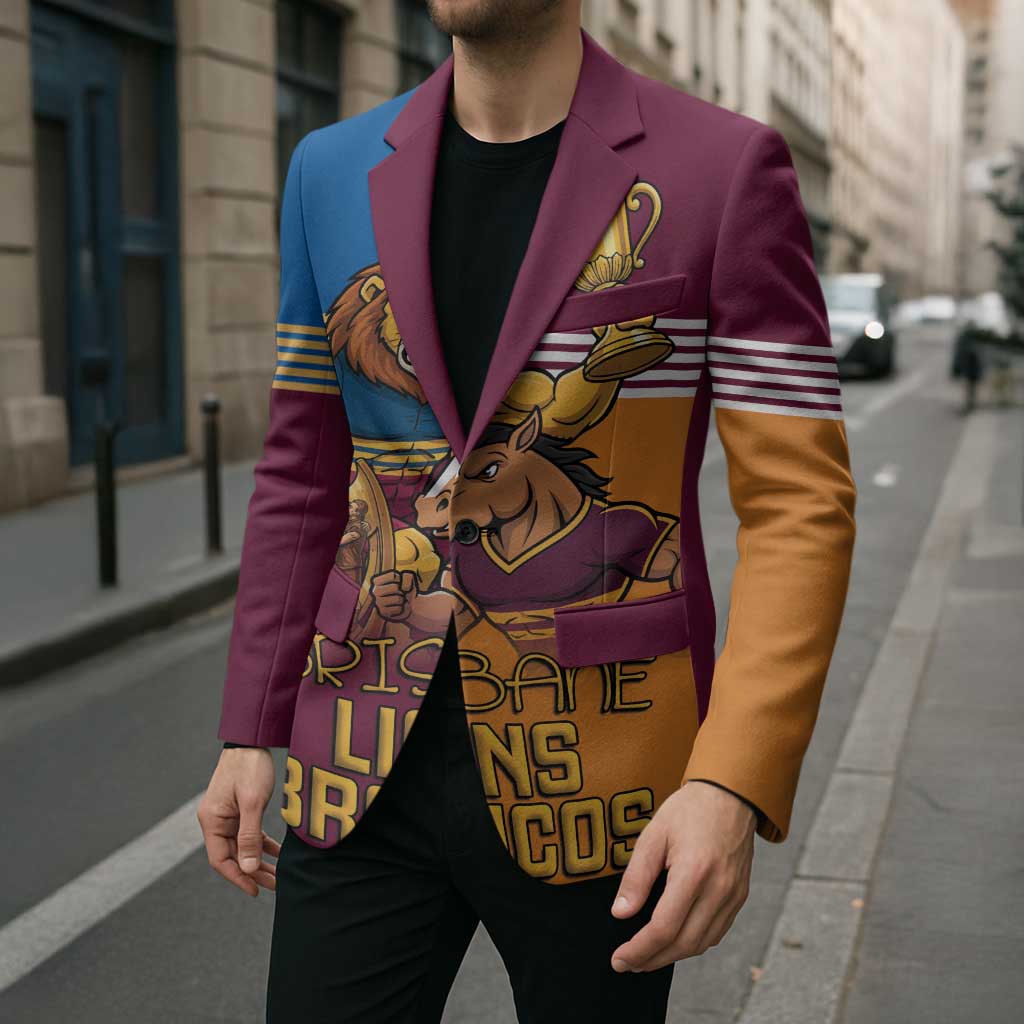Brisbane Pride Lions and Broncos Blazer - Aussie Hoodie