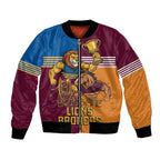 Brisbane Pride Lions and Broncos Bomber Jacket - Aussie Hoodie