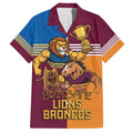 Brisbane Pride Lions and Broncos Hawaiian Shirt - Aussie Hoodie