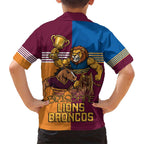 Brisbane Pride Lions and Broncos Hawaiian Shirt - Aussie Hoodie