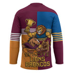 Brisbane Pride Lions and Broncos Hockey Jersey - Aussie Hoodie