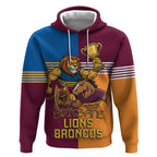 Brisbane Pride Lions and Broncos Hoodie - Aussie Hoodie