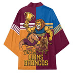 Brisbane Pride Lions and Broncos Kimono - Aussie Hoodie