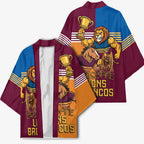Brisbane Pride Lions and Broncos Kimono - Aussie Hoodie