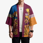 Brisbane Pride Lions and Broncos Kimono - Aussie Hoodie