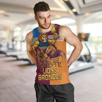 Brisbane Pride Lions and Broncos Men Tank Top - Aussie Hoodie