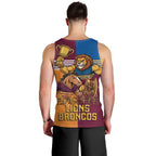 Brisbane Pride Lions and Broncos Men Tank Top - Aussie Hoodie