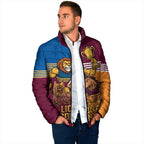 Brisbane Pride Lions and Broncos Padded Jacket - Aussie Hoodie