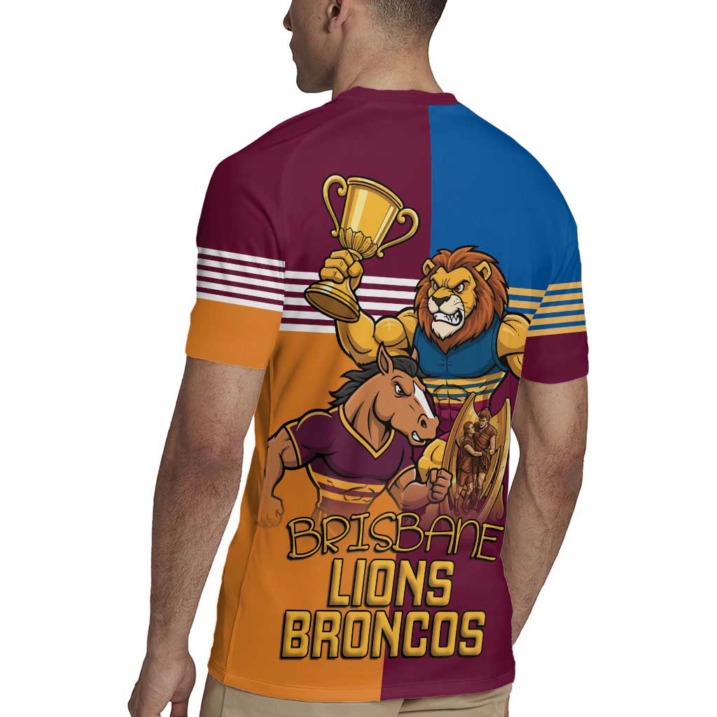 Brisbane Pride Lions and Broncos Rugby Jersey - Aussie Hoodie
