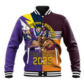 Personalised Rugby Storm vs Broncos Baseball Jacket Clash for the Crown - Aussie Hoodie
