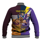 Personalised Rugby Storm vs Broncos Baseball Jacket Clash for the Crown - Aussie Hoodie