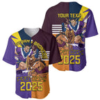 Personalised Rugby Storm vs Broncos Baseball Jersey Clash for the Crown - Aussie Hoodie