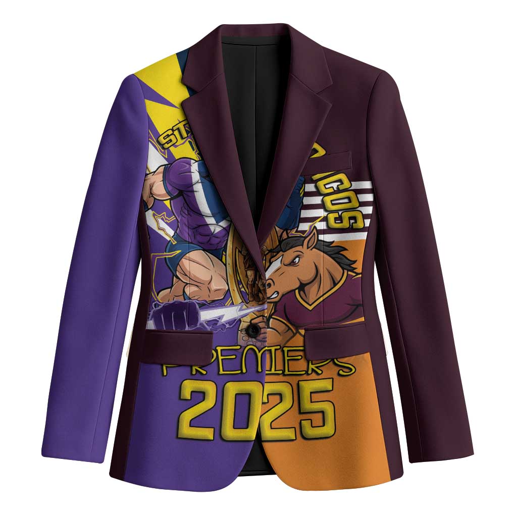 Personalised Rugby Storm vs Broncos Blazer Clash for the Crown - Aussie Hoodie