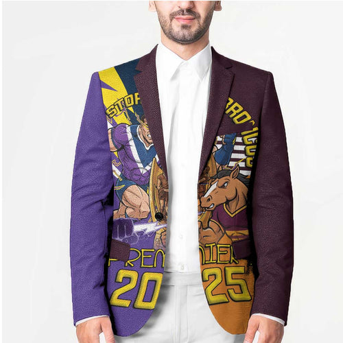 Personalised Rugby Storm vs Broncos Blazer Clash for the Crown - Aussie Hoodie