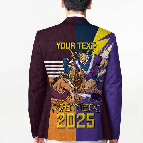 Personalised Rugby Storm vs Broncos Blazer Clash for the Crown - Aussie Hoodie